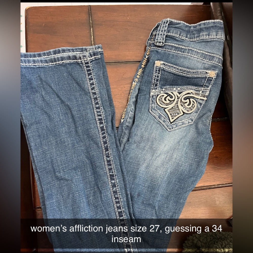 Women’s Affliction Jeans